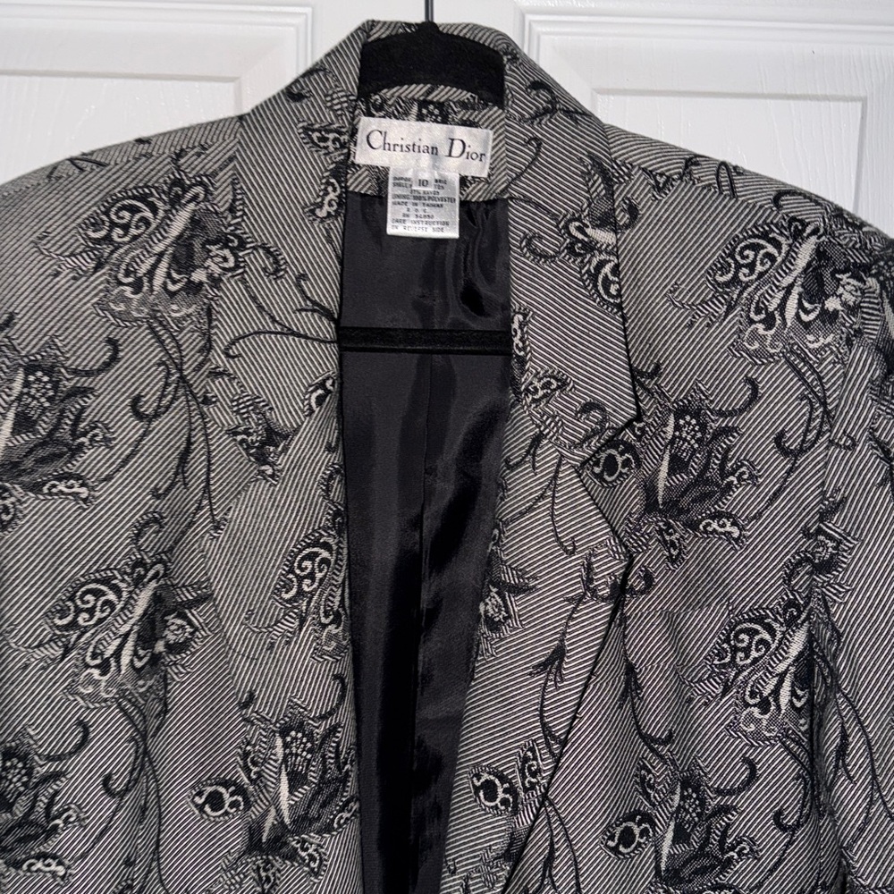 Vintage Christian Dior Jacket 10 - Picture 3 of 13